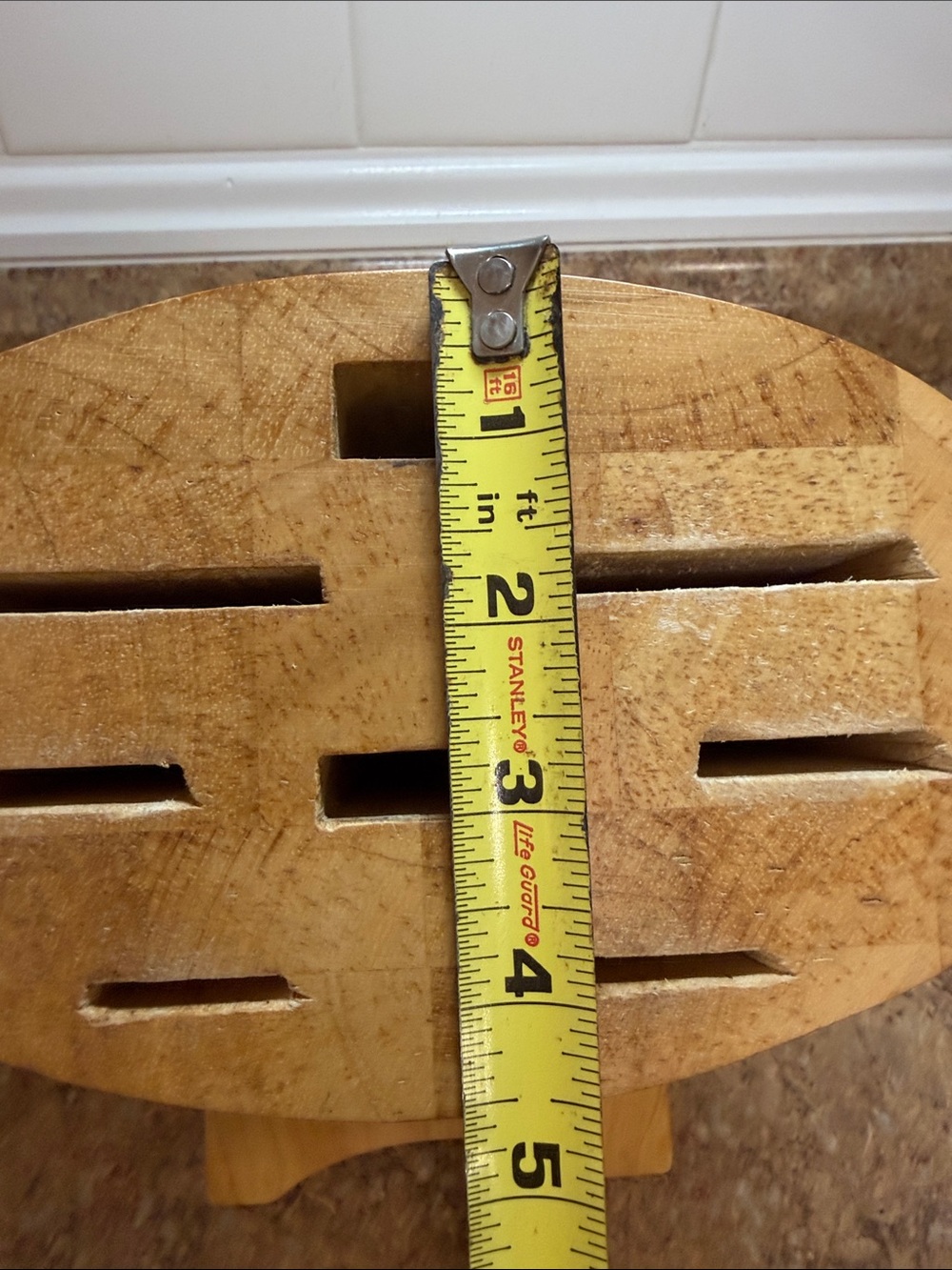 Saladmaster Natural Wood Knife Block - Light Brown - Picture 10 of 11